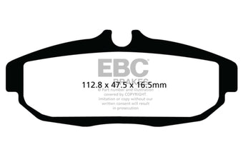 compare product EBC 12 Ford Mustang 5.8 Supercharged (GT500) Shelby Ultimax2 Rear Brake Pads