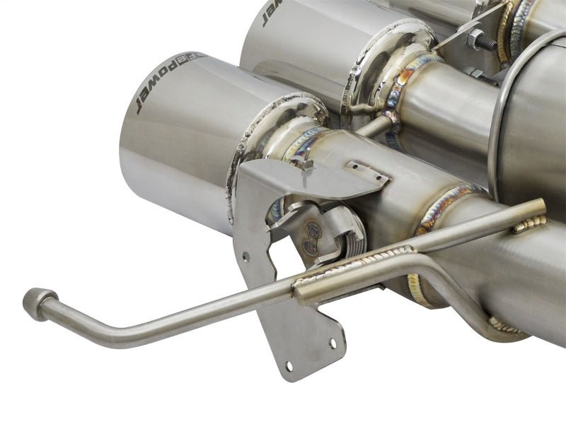 aFe MACHForce XP 3in - 2 1/2in Axle Back 304SS Exhaust w/ Polished Tips 15 - 17 Chevy Corvette Z06 - My Store
