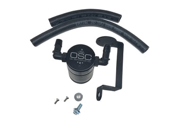 compare product J&L 05-23 Dodge Charger 5.7L Hemi Passenger Side Oil Separator 3.0 - Black Anodized