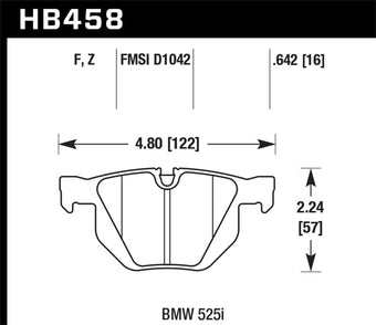 compare product Hawk 04-06 BMW 525I / 06-07 BMW 525Xi/530Xi / 08-10 528I / 04-07 530I / 08-09 535Xi / 09-10 535i  HP