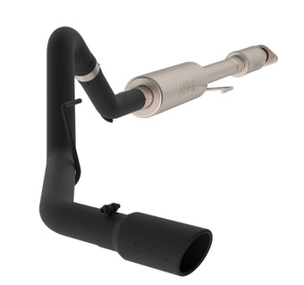 compare product MBRP 15-20 Ford F-150 5.0L 3in Cat Back Single Side Exit Black Exhaust System