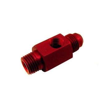 compare product Nitrous Express 1/4 NPT x 6AN w/1/8 NPT Gauge Hole (Fuel Bypass Fitting)