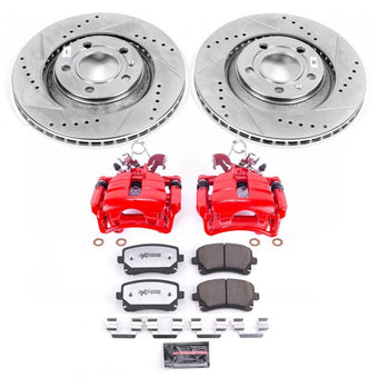compare product Power Stop 04-09 Audi S4 Rear Z26 Street Warrior Brake Kit w/Calipers