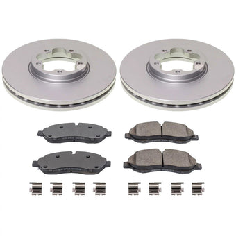 compare product Power Stop 20-21 Ford Transit-150 Front Z17 Coated Brake Kit