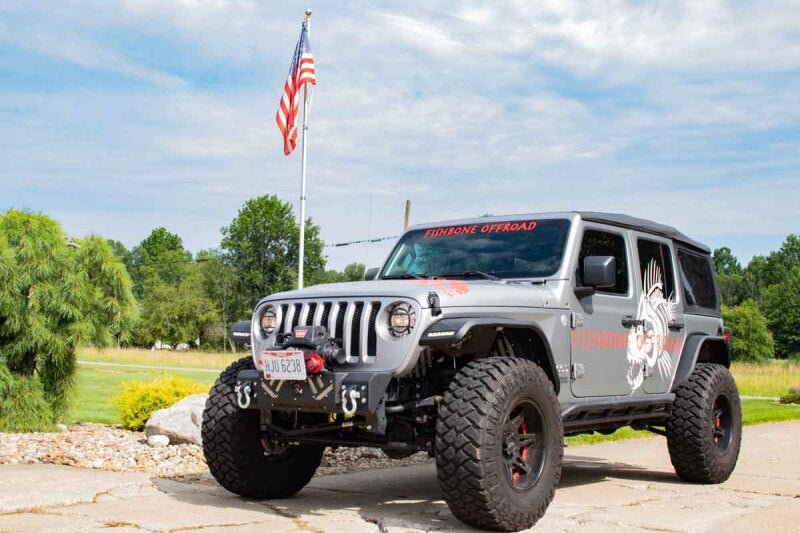 Fishbone Offroad 07 - 18 Jeep Wrangler JK Barracuda Modular Front Bumper - Base - My Store