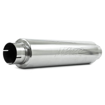 compare product MBRP Universal Quiet Tone Muffler 4in Inlet/Outlet 24in Body 6in Dia 30in Overall T304