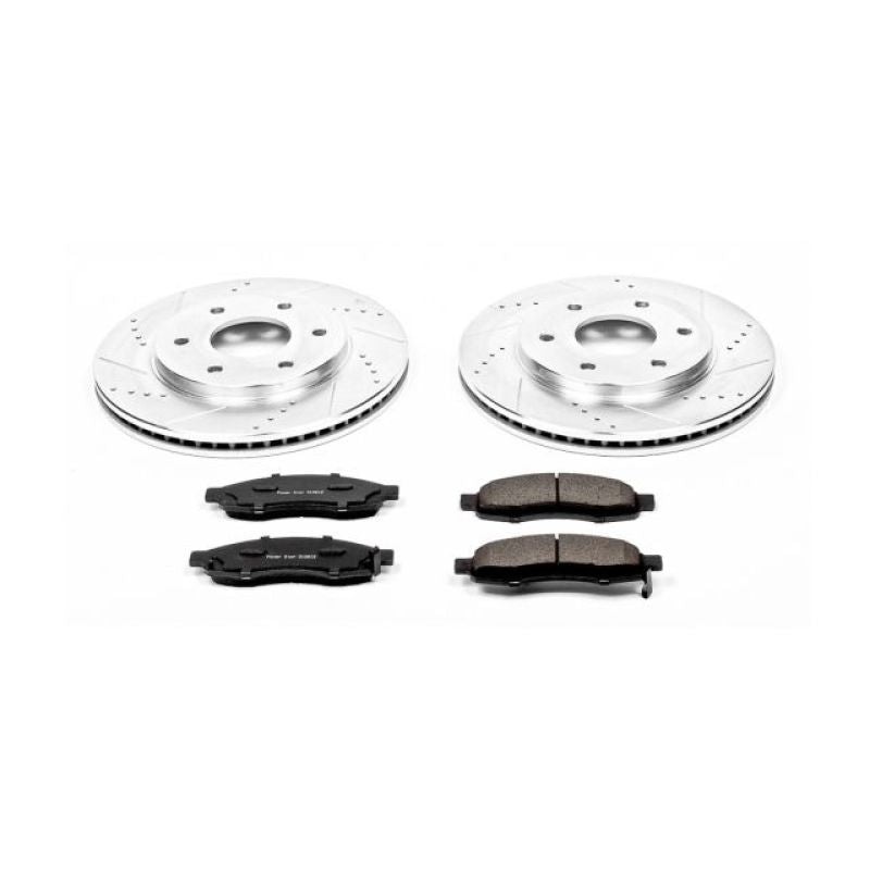 Power Stop 04 - 05 Infiniti QX56 Front Z23 Evolution Sport Brake Kit - My Store