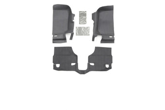 compare product BedRug 07-10 Jeep JK 2Dr Front 3pc BedTred Floor Kit (Incl Heat Shields)