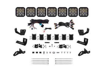 compare product Diode Dynamics Prinsu/Sherpa Roof Racks- SS5 7-Pod CrossLink Mounting Kit - Pro White Driving