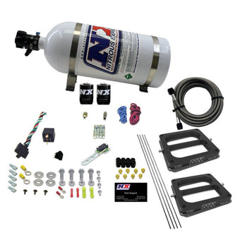 compare product Nitrous Express Dual/Dominator/Alcohol Nitrous Kit (50-300HP) w/10lb Bottle
