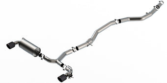 compare product Borla 2020 Toyota Supra GR 3.0L I6 3in ATAK Catback Exhaust - Carbon Fiber Tips