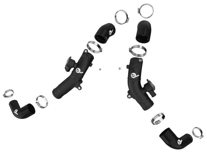 aFe 2022 Toyota Tundra V6 - 3.5L (tt) BladeRunner 2.5in Aluminum Hot Charge Pipe - Black - My Store