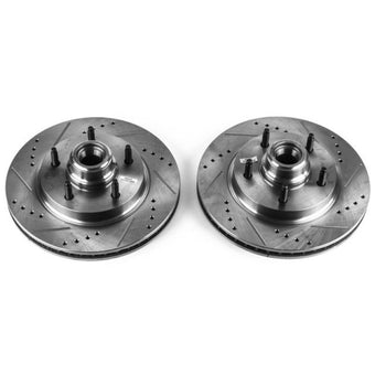 compare product Power Stop 97-00 Ford F-150 Front Evolution Drilled & Slotted Rotors - Pair