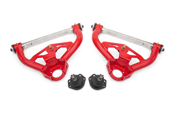 compare product BMR 78-87 GM G-Body Non-Adjustable Upper A-Arms Delrin 0.5in Tall Ball Joint - Red