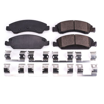 compare product Power Stop 2008 Chevrolet Avalanche Front Z17 Evolution Ceramic Brake Pads w/Hardware