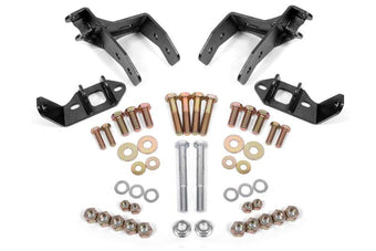 compare product BMR 78-87 G-Body Coilover Conversion Kit Rear Non-adj Shock Mount w/o CAB - Black Hammertone
