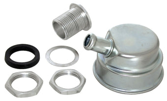 compare product Moroso Positive Locking Breather - 3/4in Hose - Clear Finish
