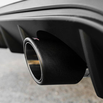 compare product MBRP Universal Carbon Fiber Tip 4.5in OD / 3in Inlet / 7.7in L