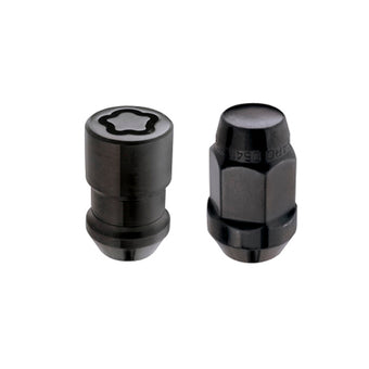 compare product McGard 5 Lug Hex Install Kit w/Locks (Cone Seat Nut / Bulge) 1/2-20 / 3/4 Hex / 1.45in. L - Black