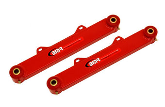 compare product BMR 10-15 5th Gen Camaro Rear Non-Adj. Toe Rods (Polyurethane) - Red
