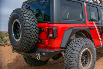 compare product DV8 Offroad 2018+ Jeep Wrangler JL Tailgate Mounted Tire Carrier