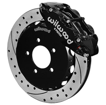 compare product Wilwood 13-24 Honda Civic57mm Forged Narrow Superlite 6R Big Brake Front Brake Kit - Drilled Rotors