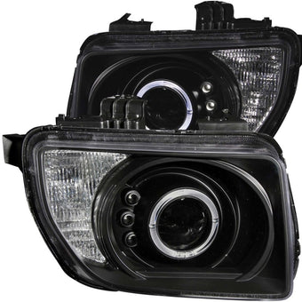 compare product ANZO 2003-2006 Honda Element Projector Headlights w/ Halo Black
