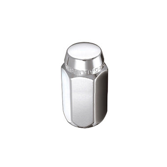 compare product McGard Hex Lug Nut (Cone Seat) 9/16-18 / 7/8 Hex / 1.75in. Length (Box of 100) - Chrome