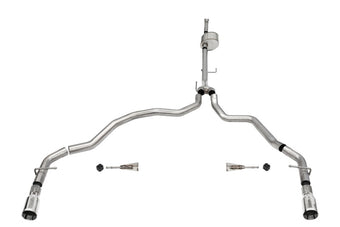 compare product Corsa 2021-2025 Ford F-150 SuperCab/6.5in Bed 5.0L V8 Xtreme Cat-Back Dual Rear Exit-Polished