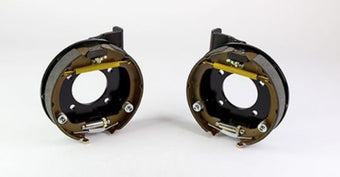compare product Wilwood Brackets (2) - Disc/Drum 12 Bolt Chevy Spcl 2.81in Offset (Less Caliper Brackets)