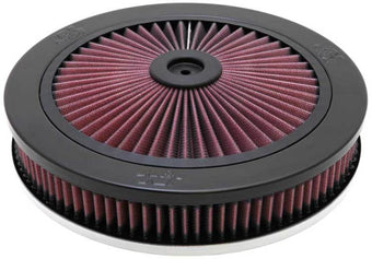 compare product K&N X-Stream Top Filter Red 11in / 5.125in Neck Flange / 3.5in Height