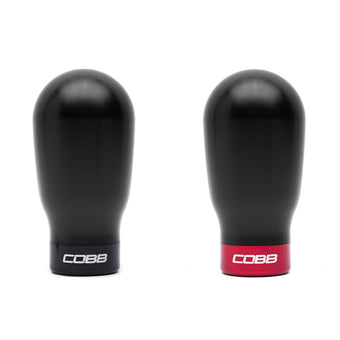 compare product Cobb Subaru 6-Speed Tall Weighted COBB Shift Knob - Black (Incl. Both Red + Blk Collars)