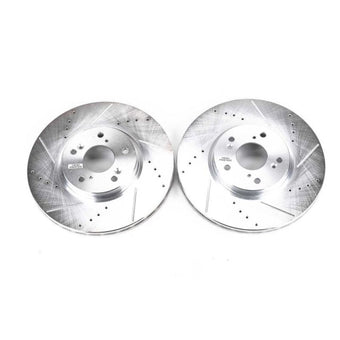 compare product Power Stop 04-08 Acura TL Front Evolution Drilled & Slotted Rotors - Pair