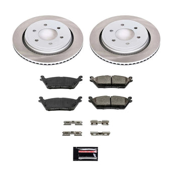 compare product Power Stop 15-17 Ford F-150 Rear Semi-Coated Rotor Kit