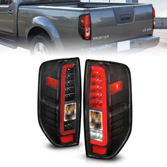 compare product ANZO 2005-2021 Nissan Frontier LED Taillights Black Housing/Clear Lens