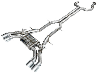 compare product AWE Tuning 2021+ Cadillac CT4-V Blackwing SwitchPath Exhaust - Chrome Silver Tips