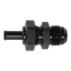 DeatschWerks 10AN Male Flare Bulkhead to 3/8in Hose Barb Straight - My Store
