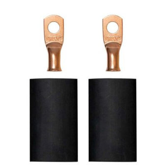 compare product Moroso 1/4in Dia Stud 8 GA Wire Crimp/Solder Battery Cable Terminal Kit (2 Pack)