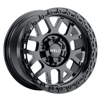 compare product Weld Off-Road W105 17X9.0 Cinch 6X135 6X139.7 ET00 BS5.00 Gloss Black MIL 106.1