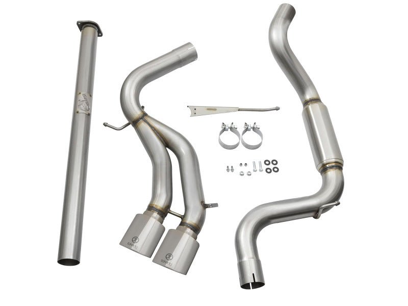 aFe POWER Takeda 3in 304 SS Cat - Back Exhaust w/ Polished Tips 13 - 17 Ford Focus ST L4 - 2.0L (t) - My Store