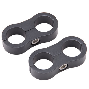 compare product Russell Hose Separator for -8 Braided Hose - Black Anodized (2 Pack)