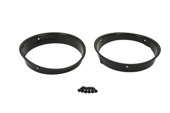 compare product Kentrol 97-06 Jeep Wrangler TJ Headlight Bezels Pair - Powdercoat Black
