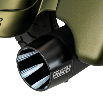 compare product Vance & Hines 17-23 Harley Touring Models Blackbird 450 Slip-Ons - Black Contrast Finish End Caps
