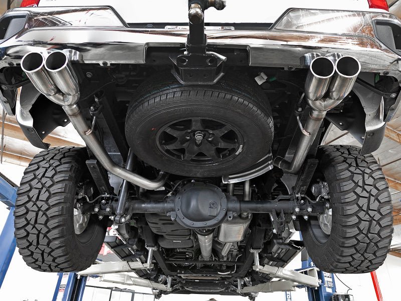 aFe Vulcan Series 3in - 2 - 1/2in 304 SS Cat - Back 2019 GM Silverado 1500 V8 - 5.3L w/ Polished Tips - My Store