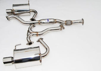 compare product Invidia 08-09 WRX Sedan Q300 Dual Stainless Steel Tip Cat-back Exhaust