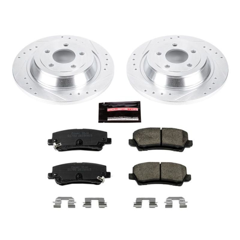 Power Stop 15 - 19 Ford Mustang Rear Z23 Evolution Sport Brake Kit - My Store