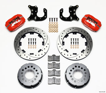 compare product Wilwood Forged Dynalite P/S Rear Kit Drilled Red Big Ford 2.36in Offset