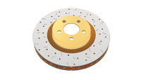 DBA 11 - 14 Ford Mustang GT 5.0L Front 4000 Series Drilled & Slotted Rotor - My Store