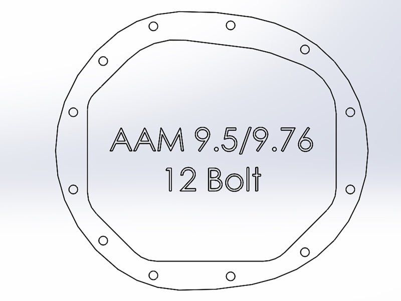 aFe Power Pro Series AAM 9.5/9.76 Rear Diff Cover Black w/Mach Fins 14 - 19 GM Silverado/Sierra 1500 - My Store