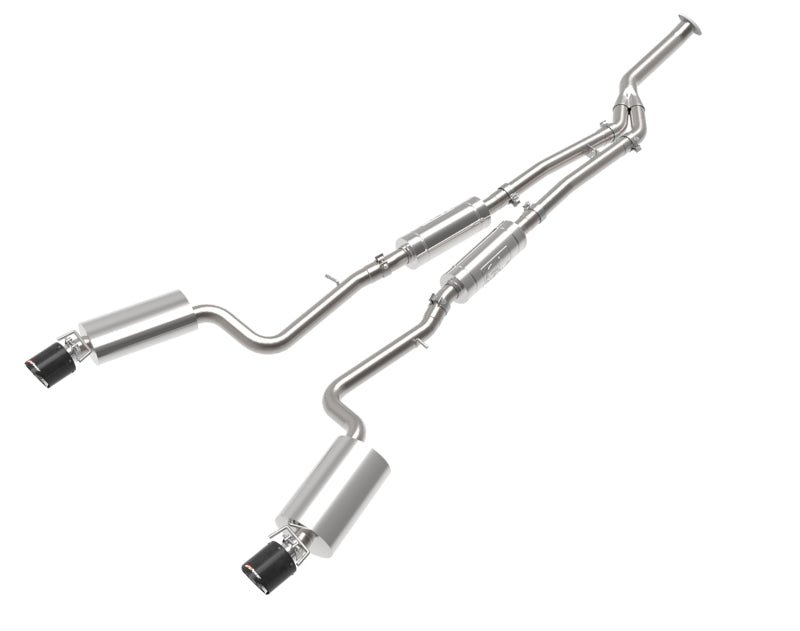 aFe POWER Takeda 16 - 17 Lexus IS200t L4 - 2.0L (t) 2.5in - 3in 304 SS CB Exhaust - Carbon Fiber - My Store